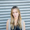 a ombre long hair woman chilling outside