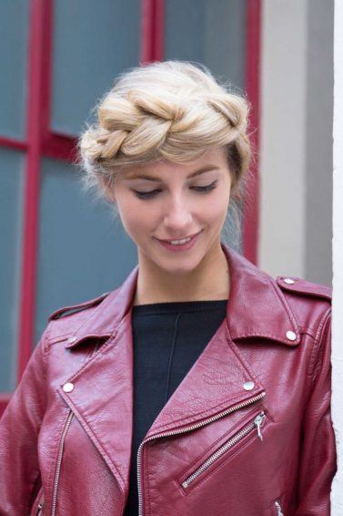 crown braid hair tutorial