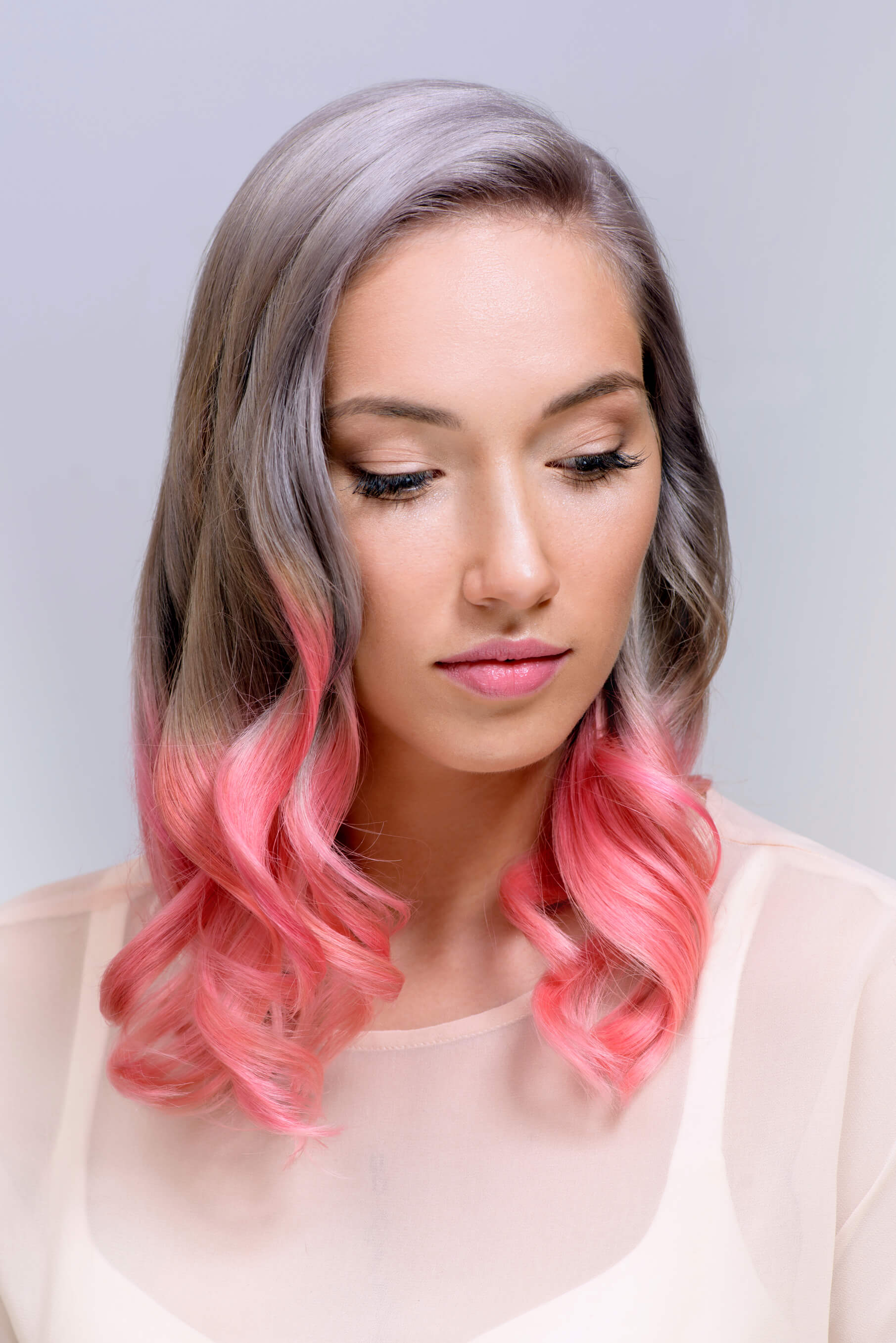 pink hairstyles for breast cancer awareness month pink ombre