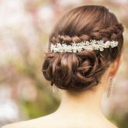wedding updo hairstyles hair accessory