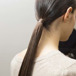 low ponytail last-minute hairstyles