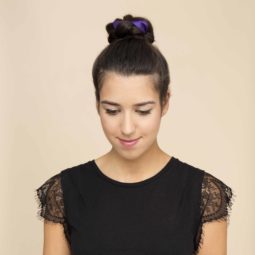 woven top knot but main