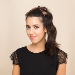 wavy side ponytail holiday hairstyle