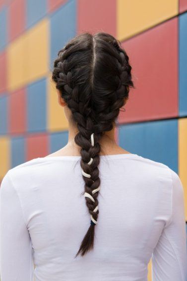 sporty hairstyle ideas with braids