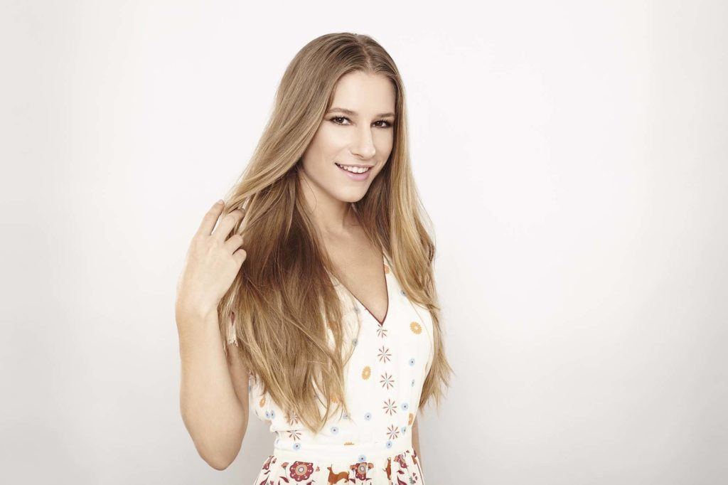 hair highlights for spring with peek-a-boo highlights