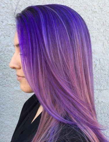jewel toned hair colors purple