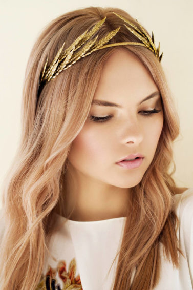 Metallic Accessories gold headband