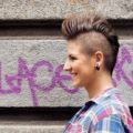short punk hairstyles: undercut and mohawk