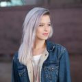 spring ombre with a lilac gray ombre