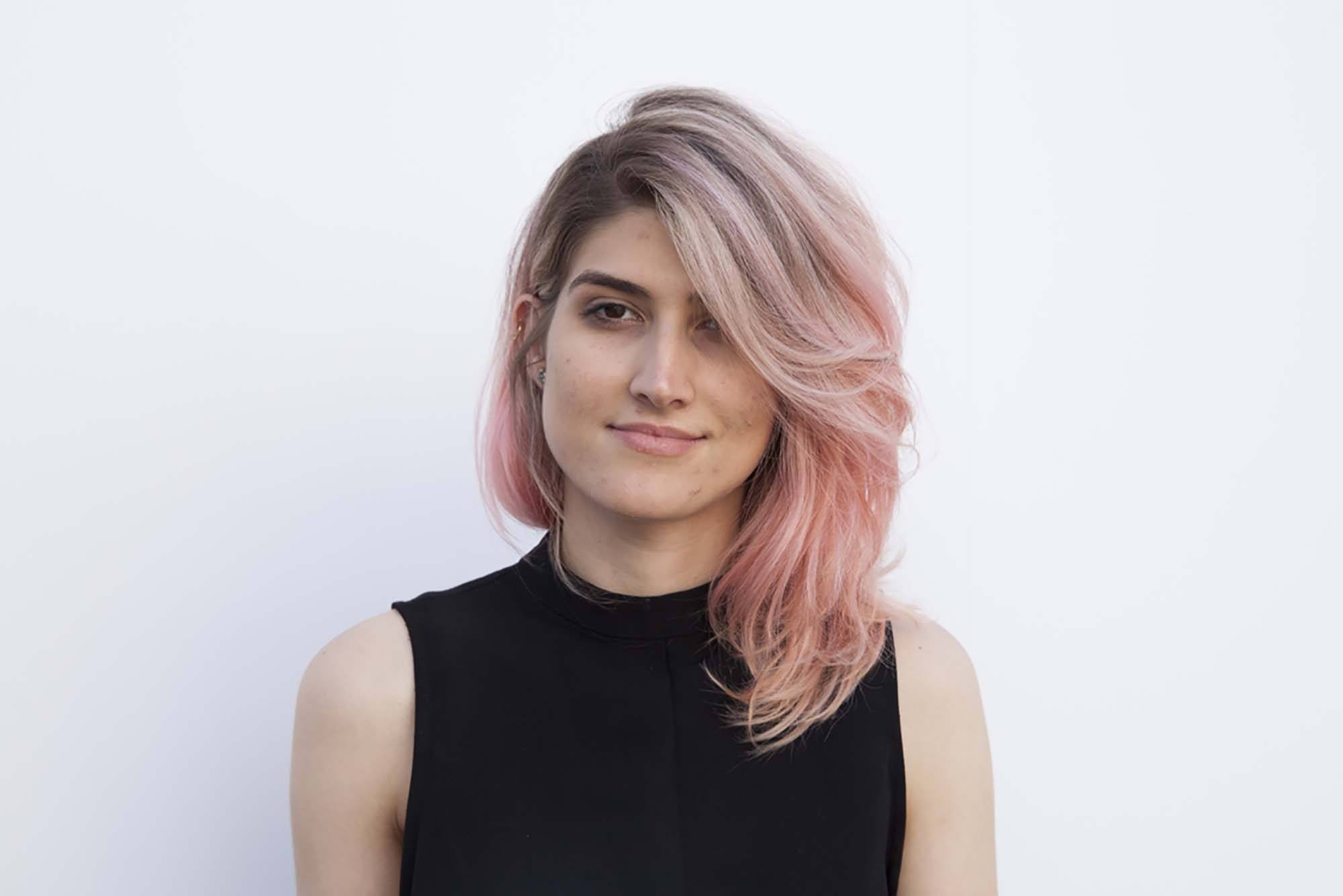 Pump up your Spring Ombré with a rose gold color