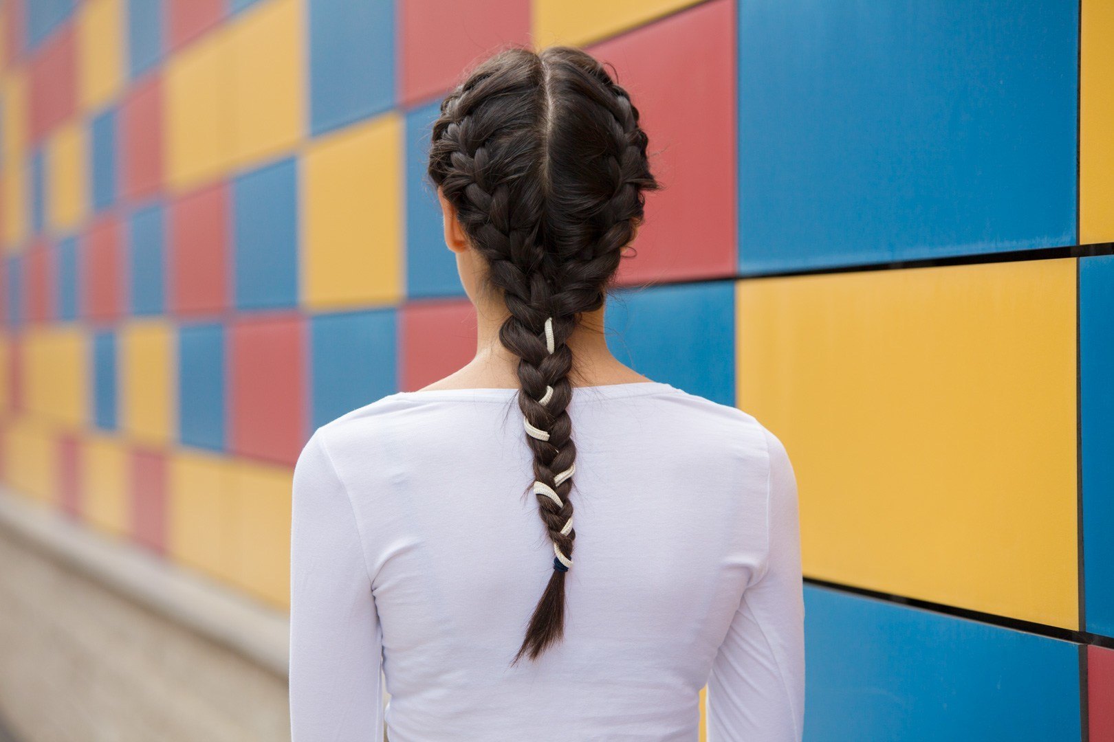hair braiding ideas double to a single braid