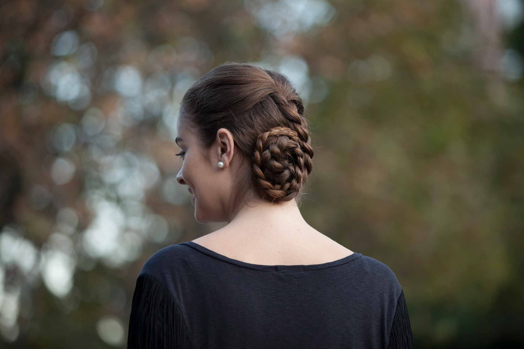 braided updo swirl