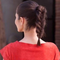 how to create a fishtail braid ponytail hair tutorial