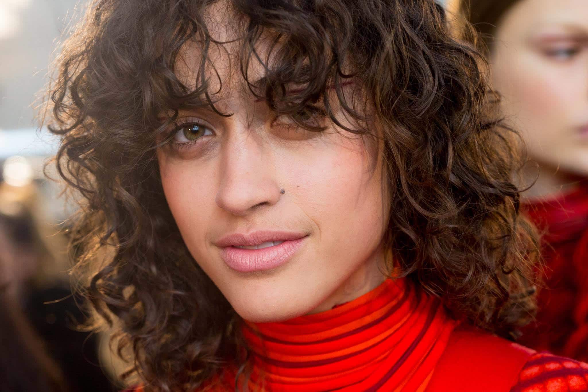 hairstyles 2017 light brown curly shag