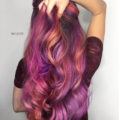 tropical purple hair