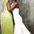 bridal hairstyles with the modern top knot