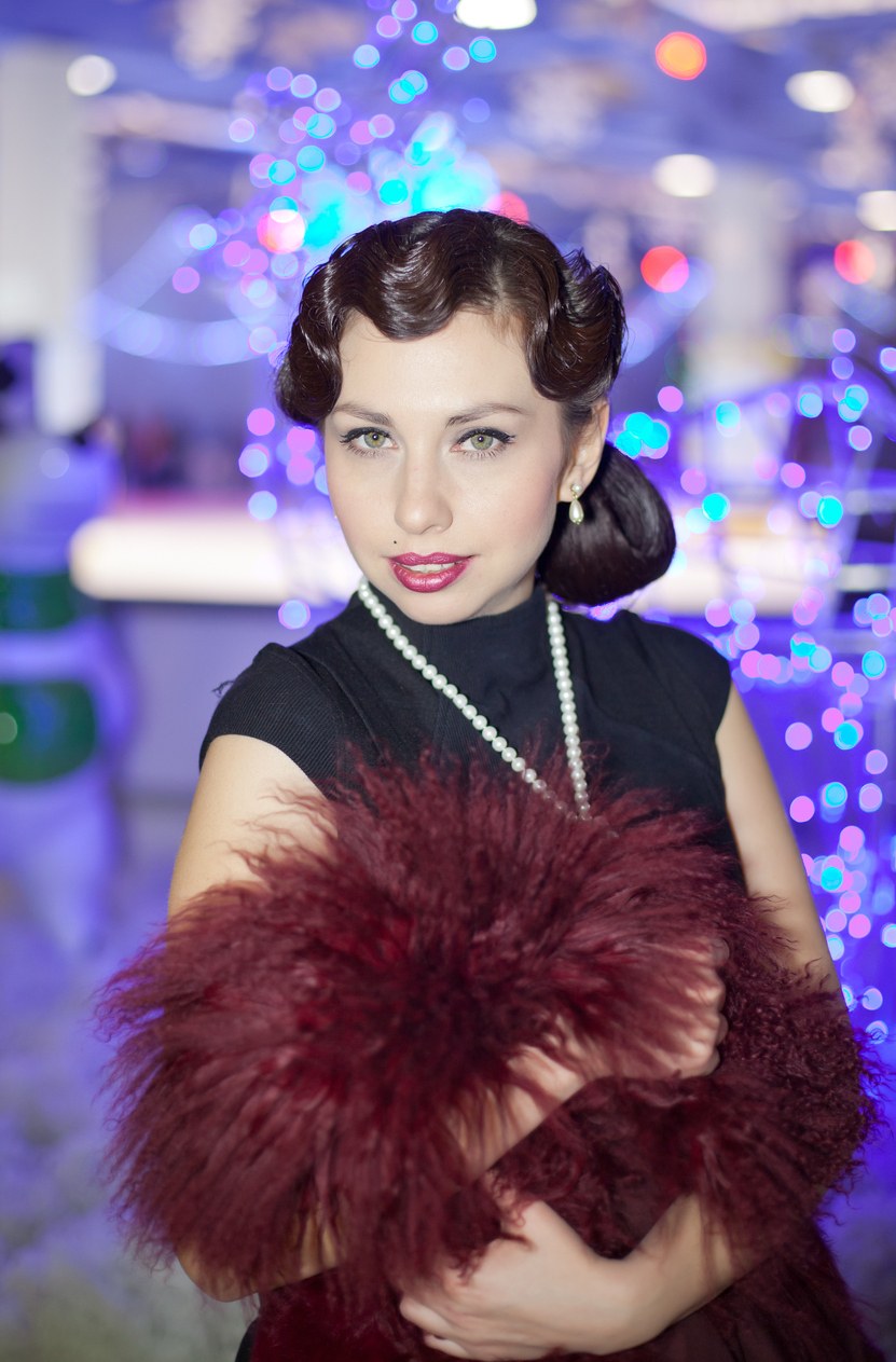 Gibson tuck bun flapper hairstyles