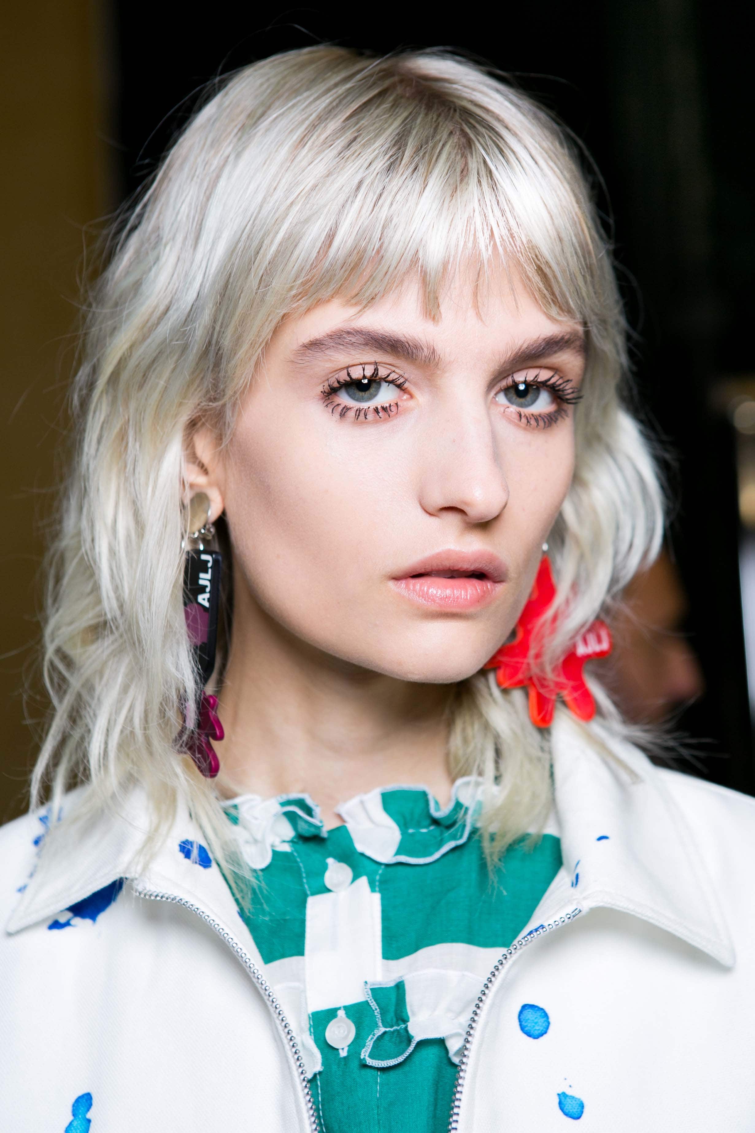fringed shag grunge hair