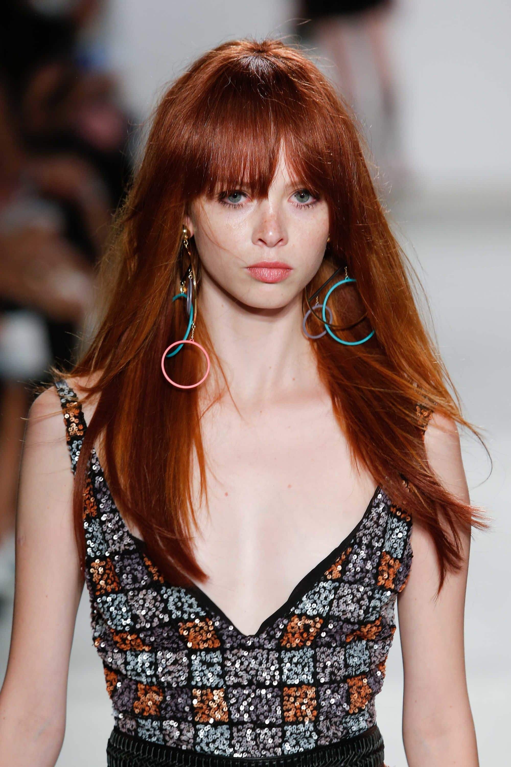 mod layered haircuts with bangs