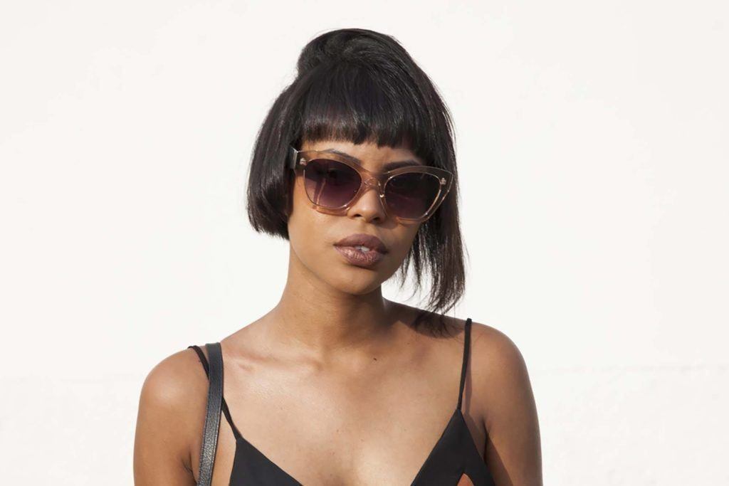 layered hair with bangs