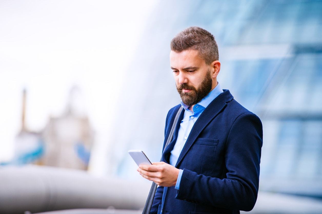 In His Own Style. Well Groomed Hairstyle. Male Beauty and Fashion Look.  Formal Office Costume for Bearded Guy Stock Image - Image of look, elegant:  229140451