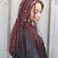 red hair color burgundy