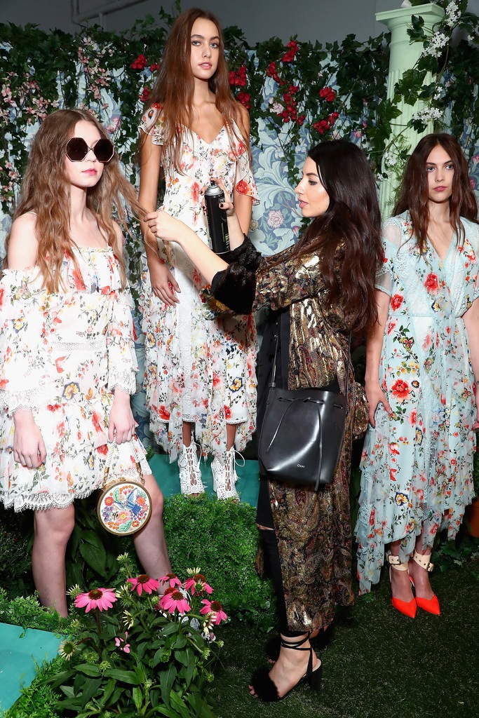 rock & roll hair with justine marjan at alice + olivia salon