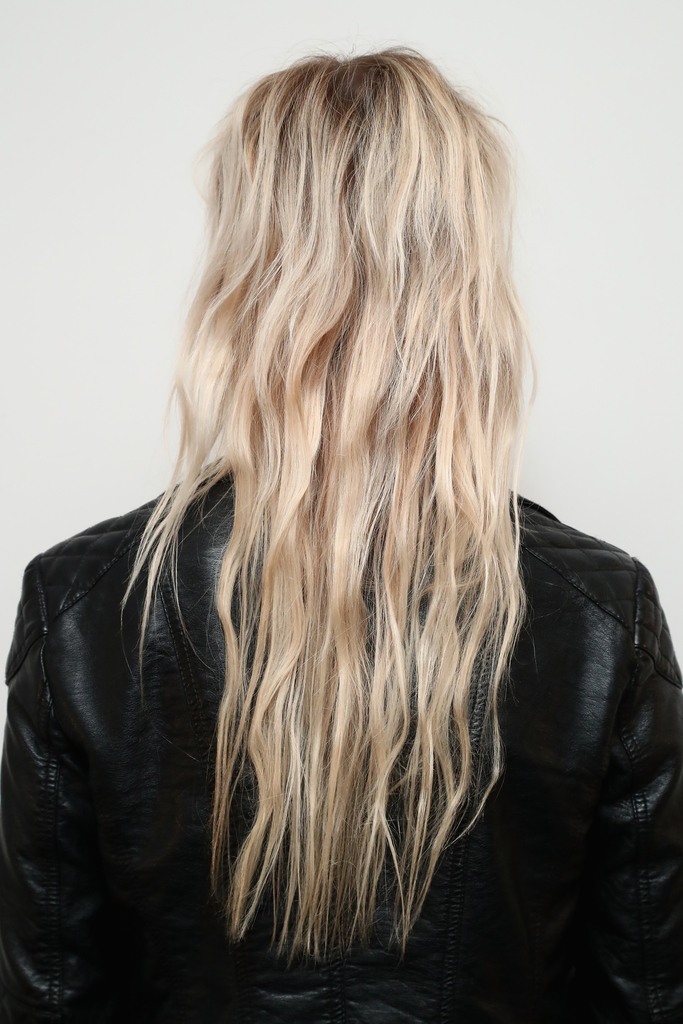 rock & roll hair alice + olivia back
