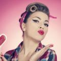 50s hairstyles for long hair: rockabilly bandana style