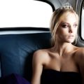 hairstyles with tiara low straight ponytail