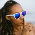 single box braids: blonde highlights