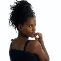 wet and wavy braiding Hair updo