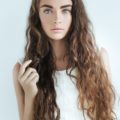golden brown hair long natural curls