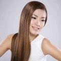 golden brown hair straight