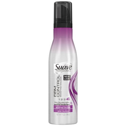suave professionals firm control boosting mousse