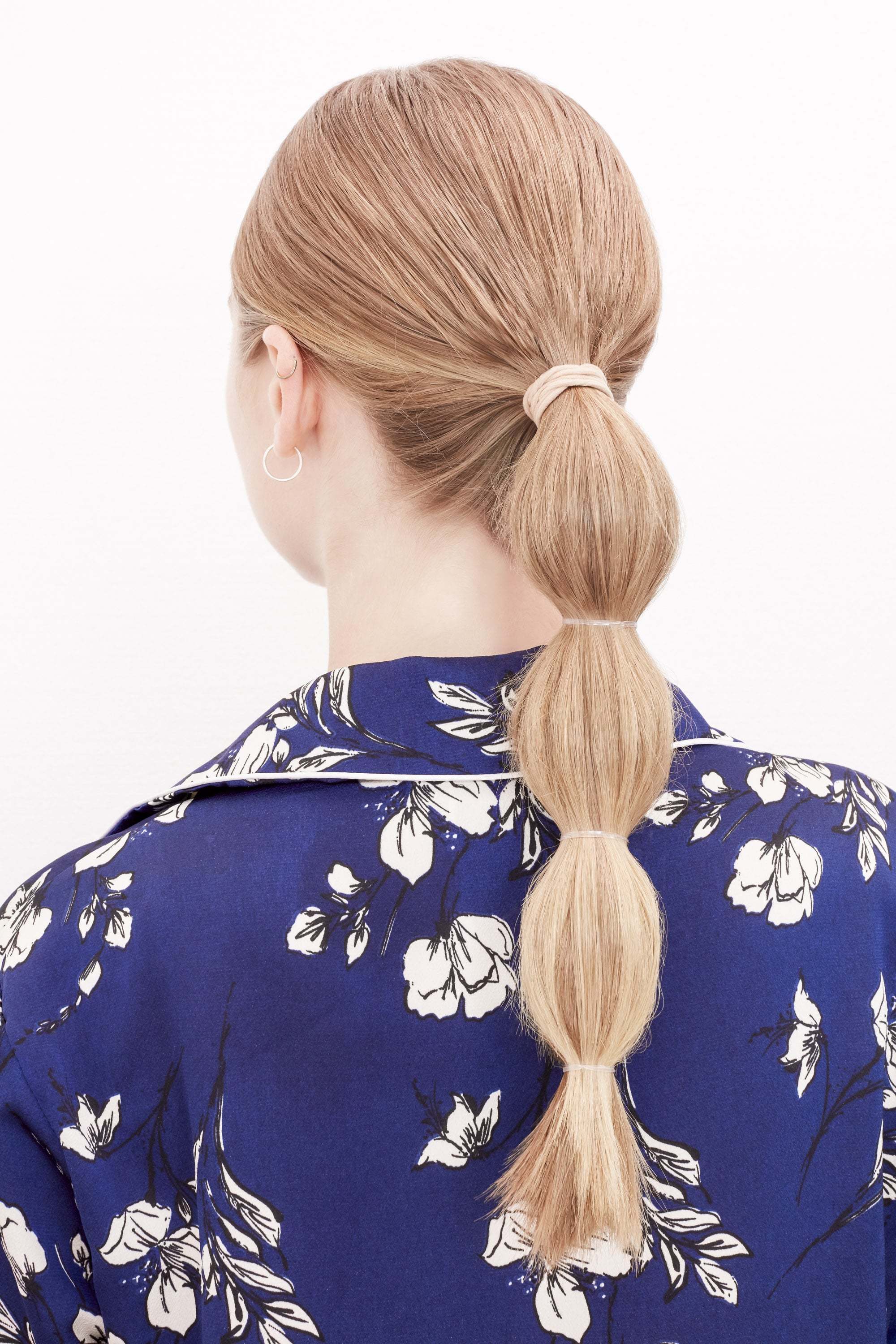everyday hairstyles blonde hair bubble ponytail