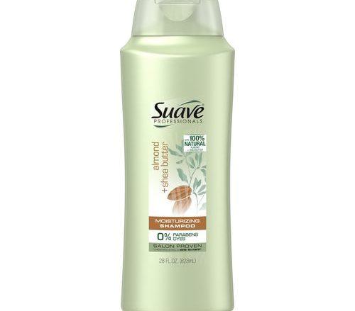 suave professionals almond shea butter moisturising shampoo front view
