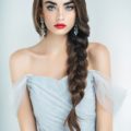 hairstyles for long brown hair pulled apart side braid