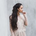hairstyles for long brown hair twisted half up
