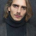 medium hairstyles for men with thick hair: brown hair