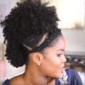 mohawk hairstyles for black women: double pony