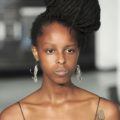 natural hair updos: dreadlock bun