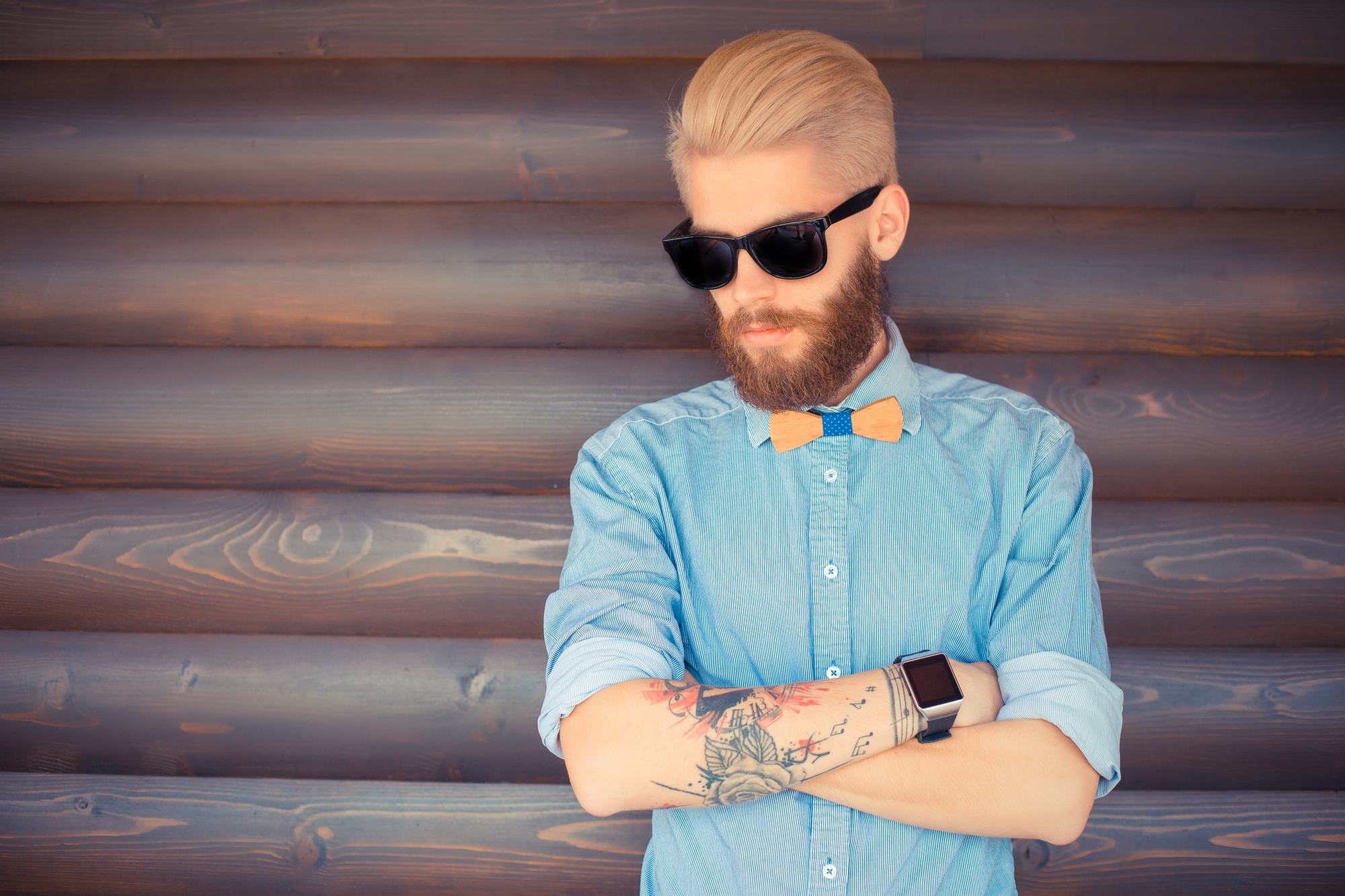 short on sides long on top pomade styled