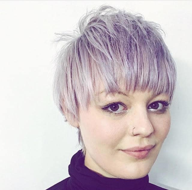 silver hair color lilac and lavender