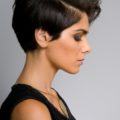 best haircut for thick hair styled pixie