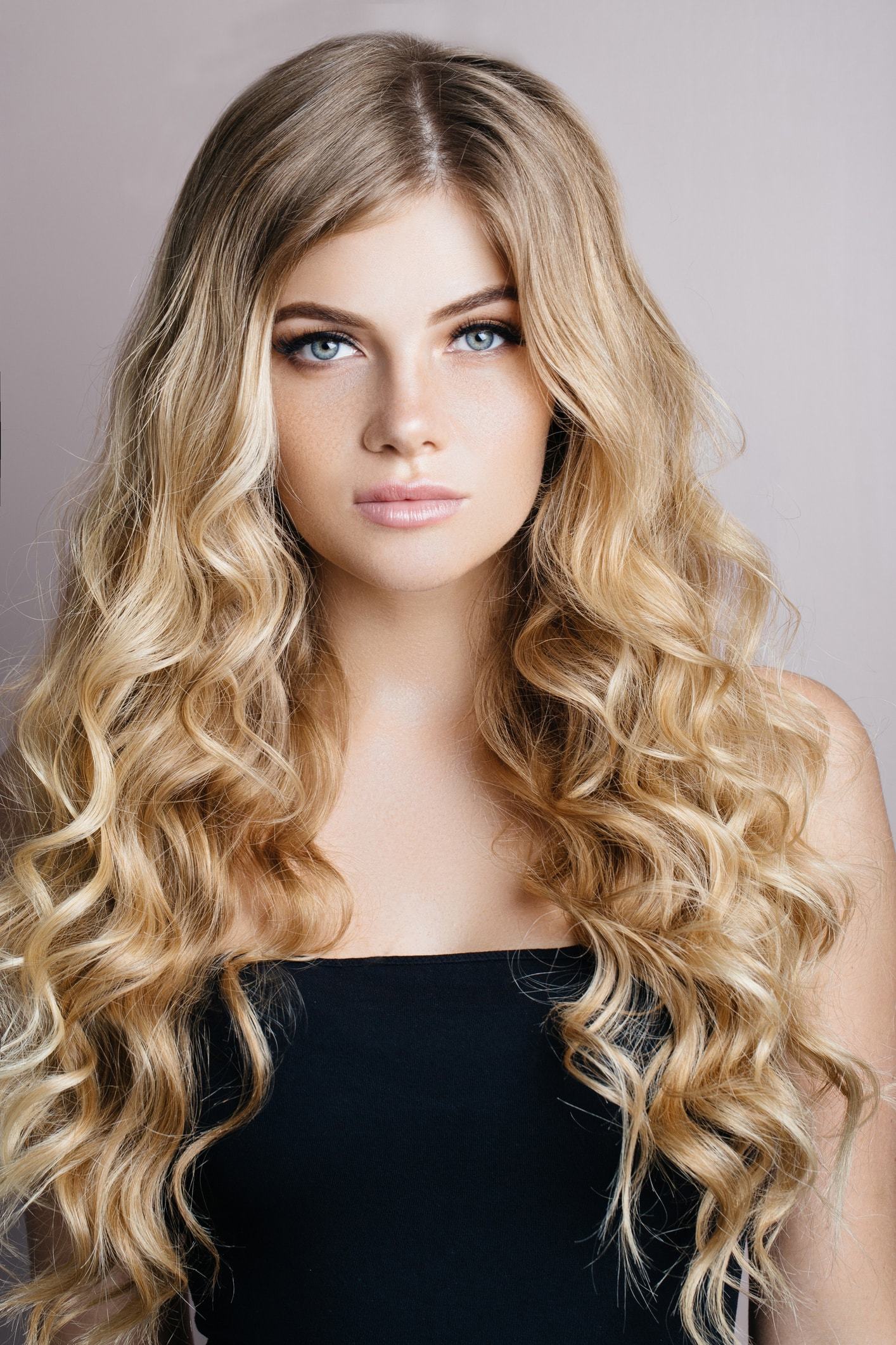 Long Cotton Curly Preppy Hair (Brown & Blonde)