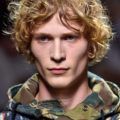 hairstyles for men: curly fringe