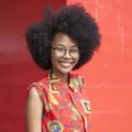 medium short hairstyles afro