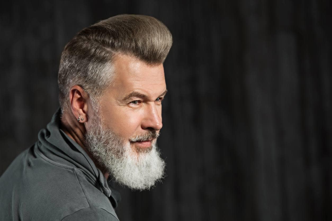 These Grey Hairstyles for Men Are Just Atrociously Killing