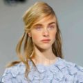 side swept hairstyles messy half up